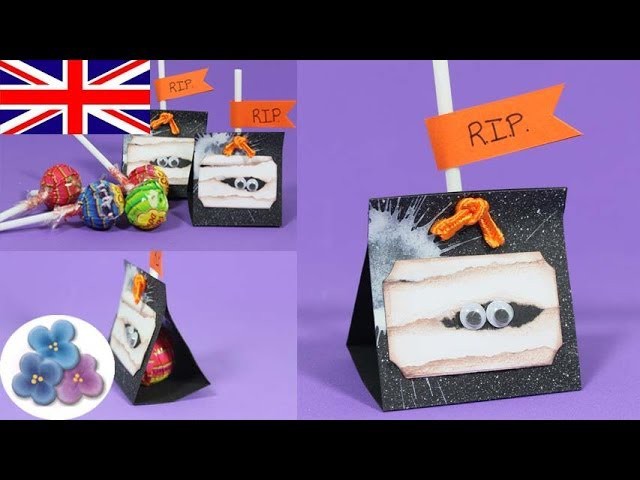 How to make Mummy Halloween Treats Craft Projects DIY Papercrafts Scrapbook Mathie
