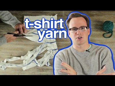 How to Make T-Shirt Yarn Without Knots!