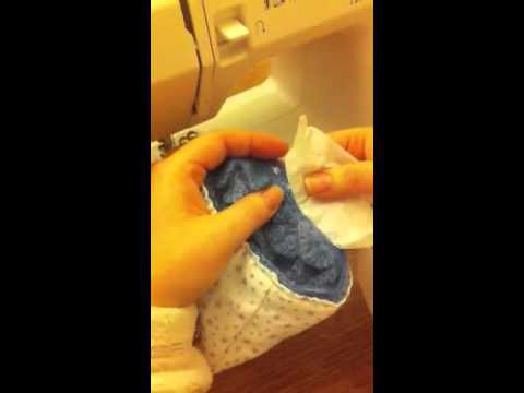 How to use a sewing machine with crochet or knitted items. | Haylees Hats