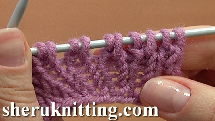 Increasing Stitches Knit Stitch On Row Below Tutorial 8 Method 4 of 14 Increases in Knitting