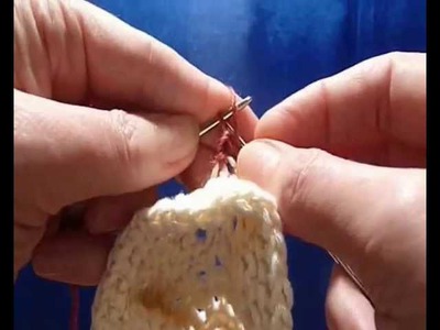 Как связать пинетки-сапожки спицами - 31. How to knit baby booties shoes - 31