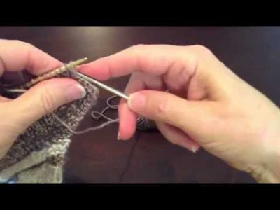 Knitting Decrease Bind Off on K2 P2 Ribbing