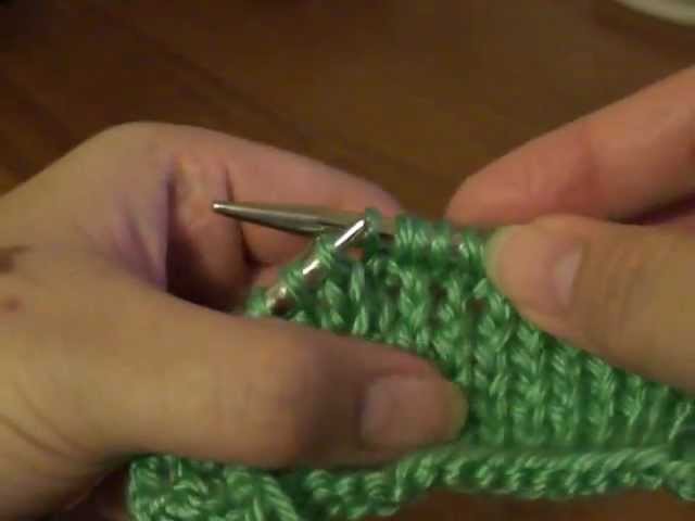 M1 (Make 1)-Knitting Increase Stitch