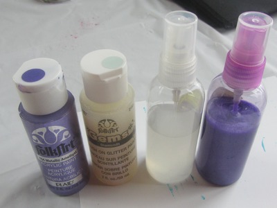 Making My Own Glimmer Mist Spray Paint Sprays Craft Tutorial