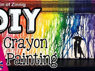 MELTED CRAYON PINTEREST WALL ART | ENG DIY CRAFT TUTORIAL