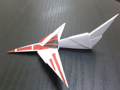 Paper Craft - How to make 3d paper jet plane at school. home