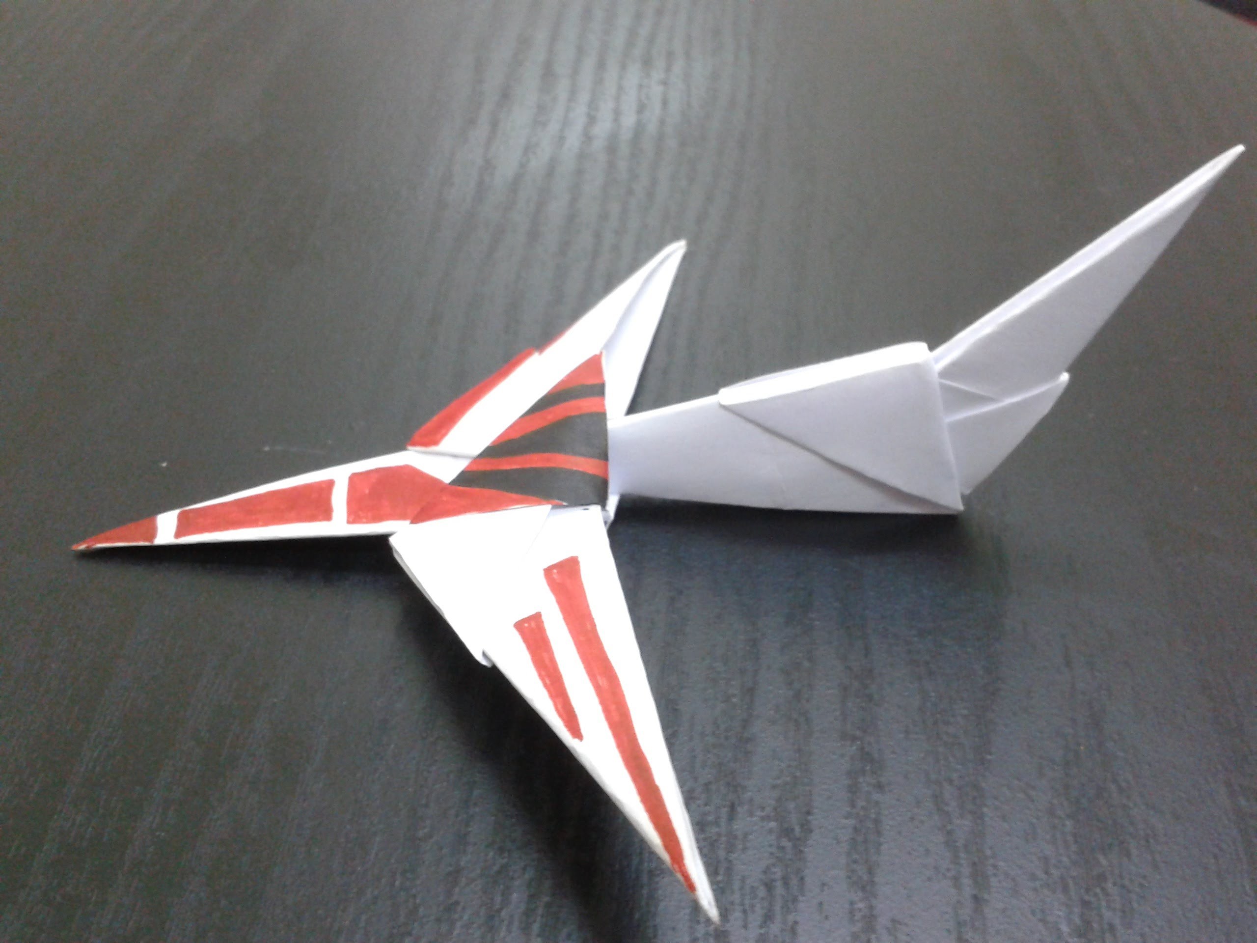 Оригами пассажирский самолет из бумаги