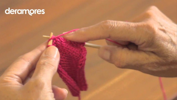 Purl Stitch - Deramores Knitting Tutorial