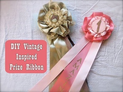Retro Craft: DIY Vintage Inspired Prize Ribbon