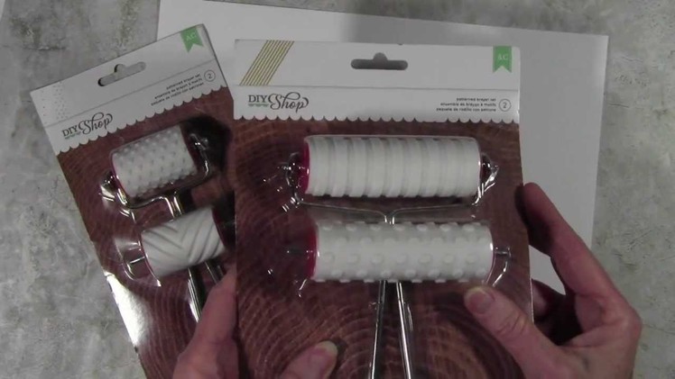 Review: DIY Store Patterned Brayers by American Crafts