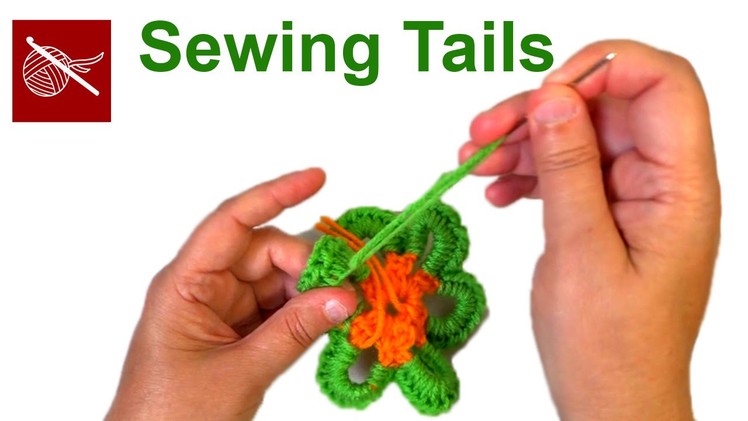 Sewing Weaving in Tails #Crochet Geek April 29