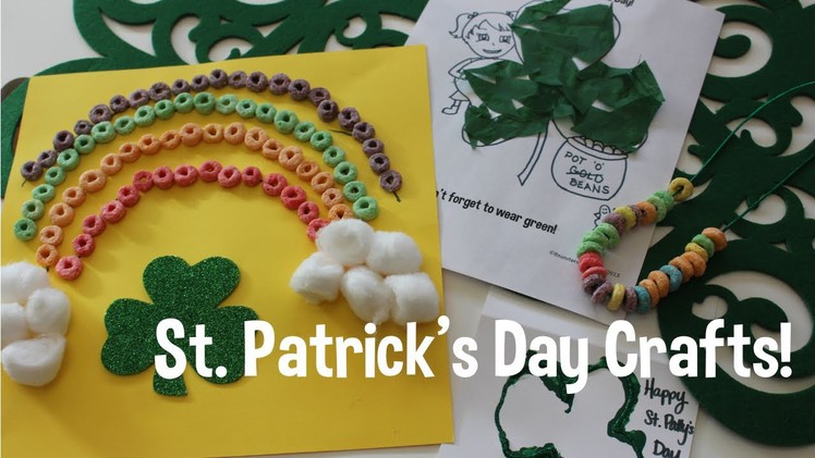 St. Patrick's Day Crafts w.your toddler! DIY!