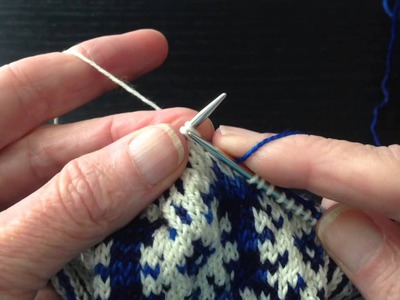 Stranded Knitting Worked Flat