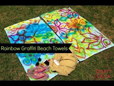 Tie-Dye Towel || DIY Summer Craft