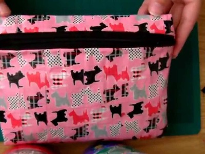 Tutorial: Duct Tape Pencil Case (with zip)