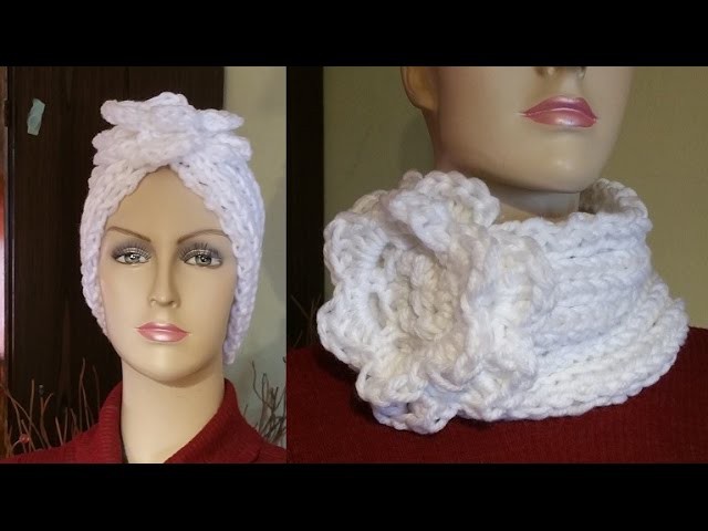 Tutorial fascia scaldacollo maglia e uncinetto - banda a dos agujas . knitting band