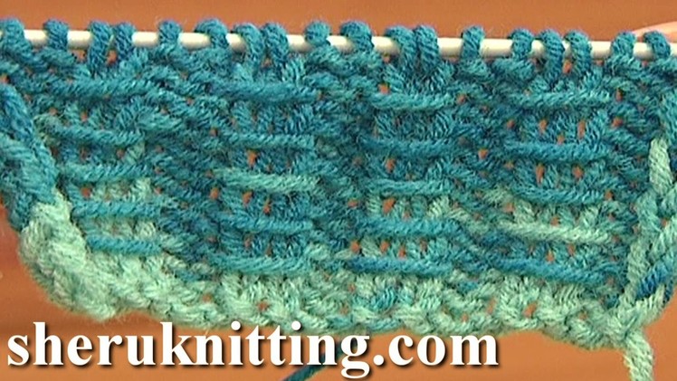 Two By Two Ribbing With Bars Knitting Tutorial 10 Free Knitting Stitch Patterns For Beginners