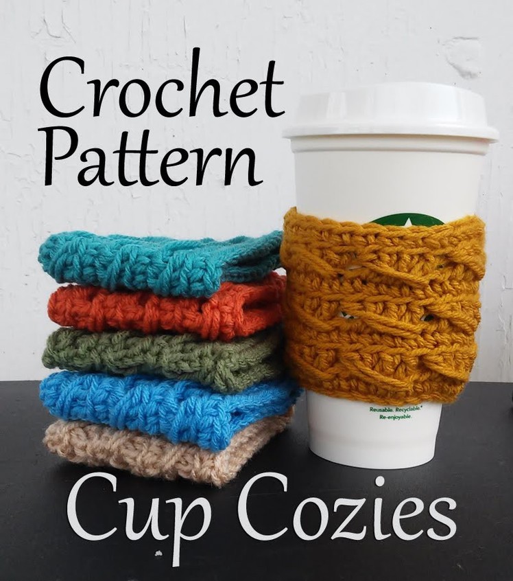 Vol 22 - Crochet Patterns - Cup Cozies