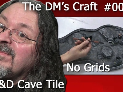 Cave tile D&D example of play without  grid lines (the DM's Craft, Ep 2.5)
