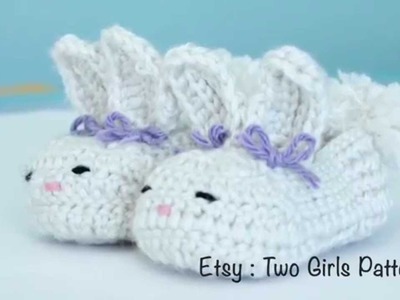 Crochet baby bunny house slippers - Crochet tips