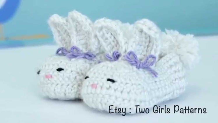 Crochet baby bunny house slippers - Crochet tips