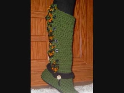 Crochet Boots Holiday Project clip 3