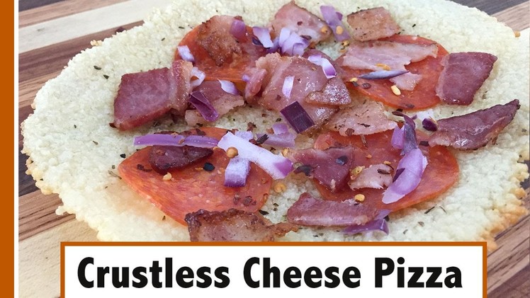 Crustless Cheese Pizza - How To Recipe