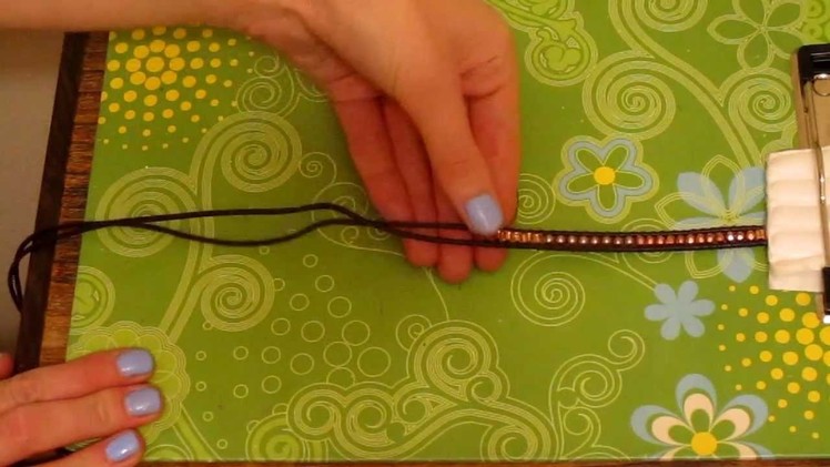 DIY! Beaded Leather Wrap Bracelet