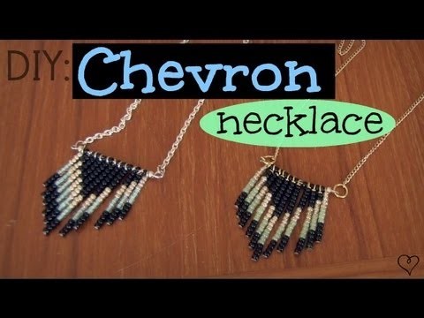 DIY: Chevron Necklace