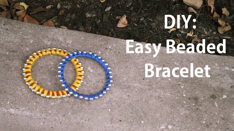 DIY: Easy Beaded Bracelet