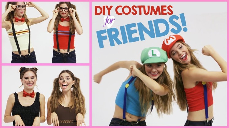 DIY Halloween Costumes to Wear with Friends!  w. Nina and Randa