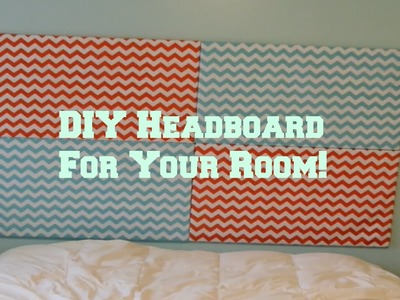 DIY HEADBOARD FOR YOUR BEDROOM!