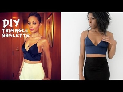 DIY | HOW TO MAKE A ALEXANDER WANG TRIANGLE BRALETTE
