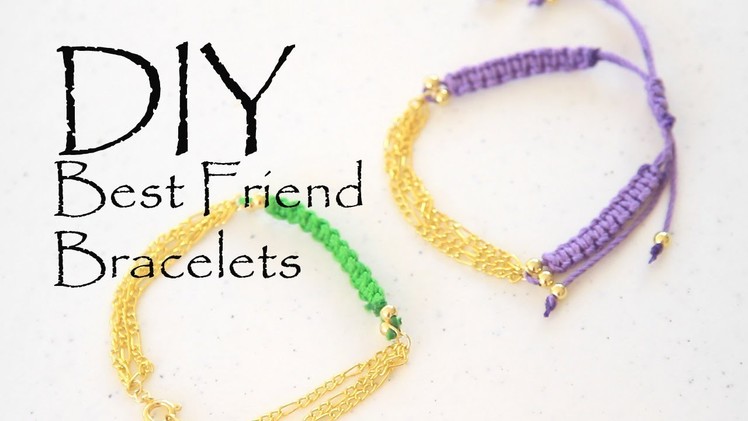DIY Multichain Friendship Stacked Bracelets ArmCandy How to Make
