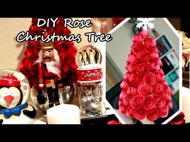 DIY Rose Christmas Tree