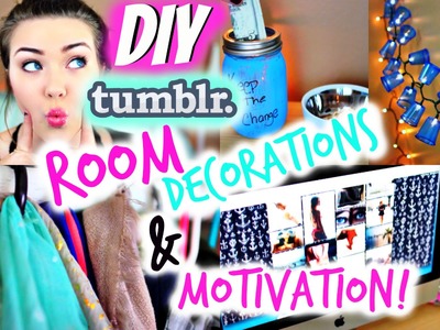 DIY Tumblr Room Decorations & Motivation For 2015!