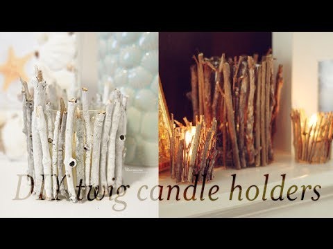 DIY Twigs Candle Holders | Charmaine Manansala