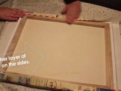 DIY: Using wrapping paper to make inexpensive art