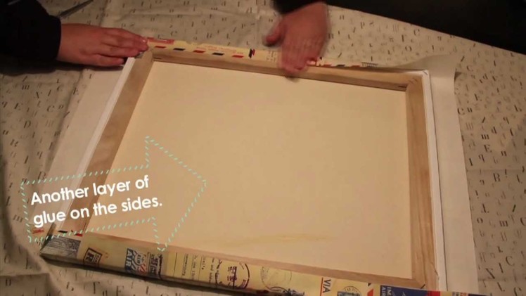 DIY: Using wrapping paper to make inexpensive art
