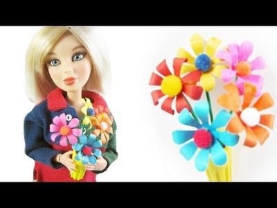 Doll Crafts: How to make a miniature flower arrangement for your doll