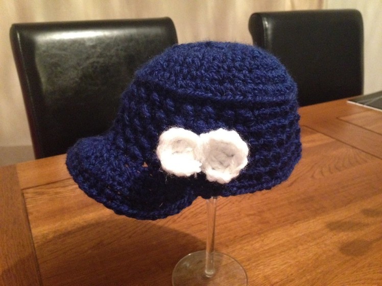 How to crochet a hat - cap for a little girl