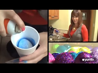 How to Decorate Easter Eggs: DIY Glitter Eggs