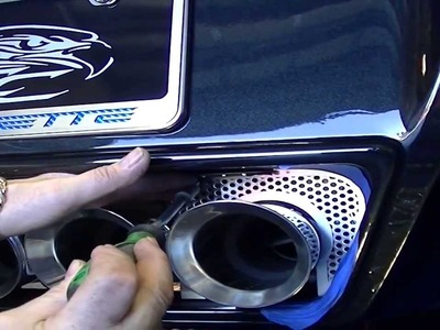 How to Install an American Car Craft C7 Corvette Filler Panel Exhaust