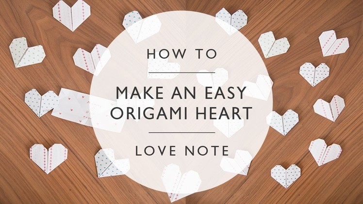 How To Make An Origami Heart