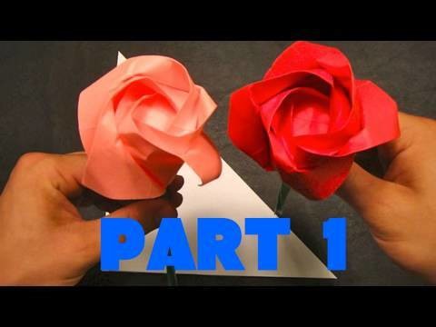 How to Make an Origami Rose - Part 1 - The Base
