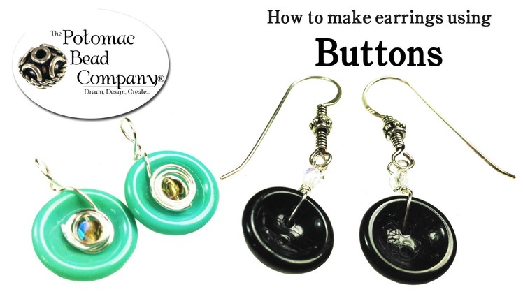 How to Make Earrings with Buttons