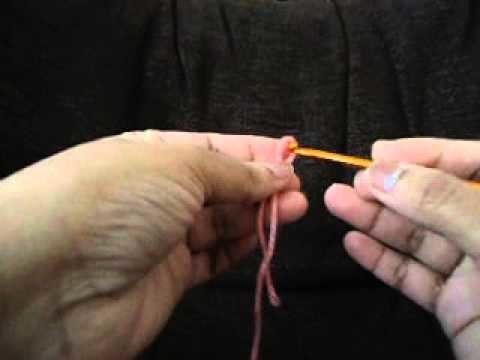 Learn to Crochet in tamil-chain stitch
