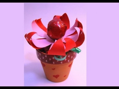 Lollipop Flowers - Valentine's Day (Mother's Day) Gift Ideas for kids