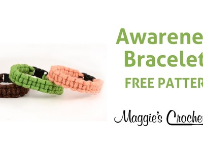 Macrame Bracelets Crochet Free Pattern Right Handed