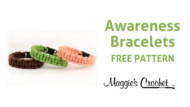 Macrame Bracelets Crochet Free Pattern Right Handed